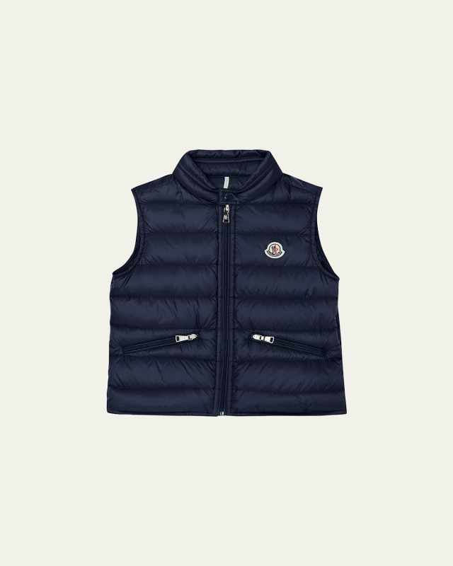 Boy's Gui Puffer Vest, Size 4-